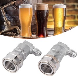 Ball Lock Disconnect, Gas & Liquid Keg Fittings Beer Quick Connector Stainless Steel Beer Keg Coupler