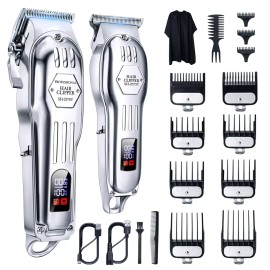 KIKIDO Hair Clippers Professional Cordless for Men, Barber Clippers for Hair Cutting...