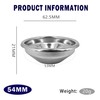 NEOUZA Coffee Non-Pressurized Espresso Basket Single Wall Compatible for 54mm