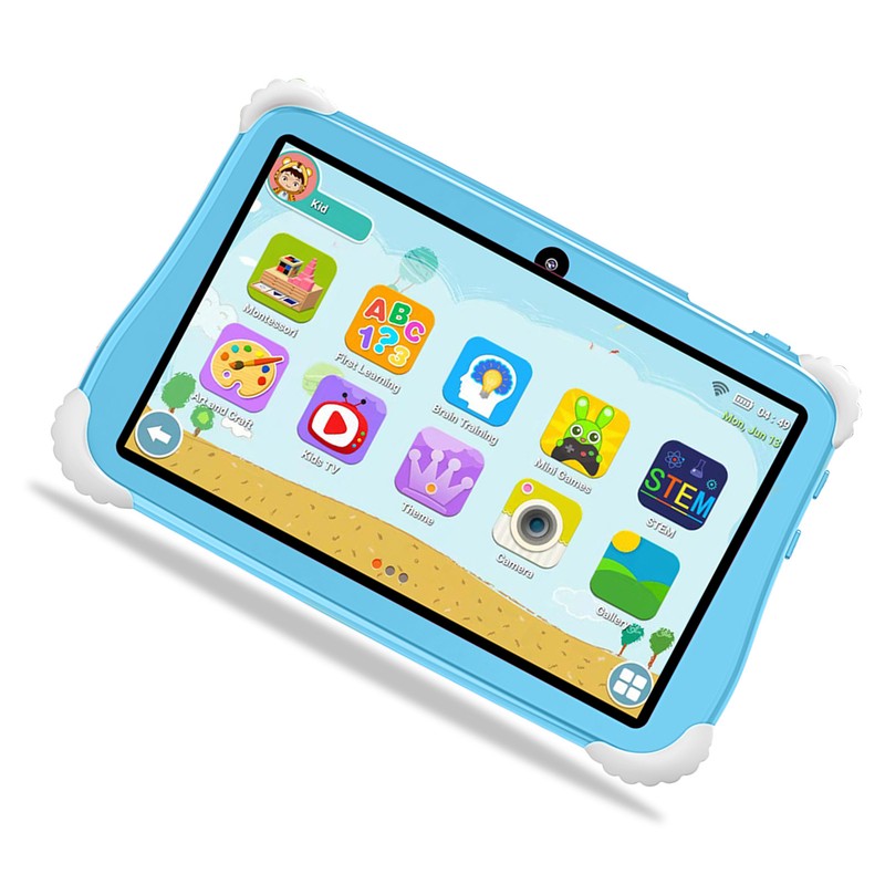 Kids Tablet 7-inch Android 10 4GB+64GB 1960*1080 High-Clear Screen Learning
