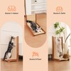 Large Cat Scratching Post for Indoor Cats,26.8'' Solid Wood Frame