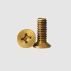 MACHSWON M3 Brass Phillips Countersunk Screws M3 x 10 mm
