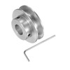 sourcing map Single Groove Pulley 10 mm Fixed Bore 40