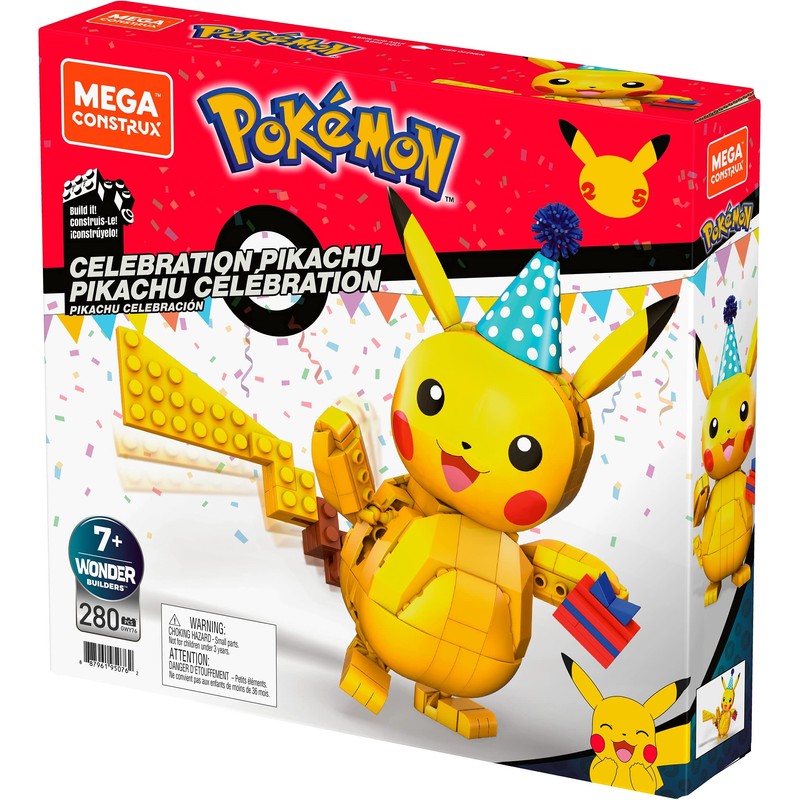 Mega Construx GWY76 - Pokémon 25th Anniversary 10 cm Pikachu