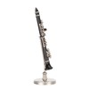 Miniature Clarinet Model, with Stand and Case Musical Instruments Clarinet