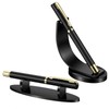 Ezymivs 2Pcs Acrylic Pen Display Stand, Black Acrylic Single Pen