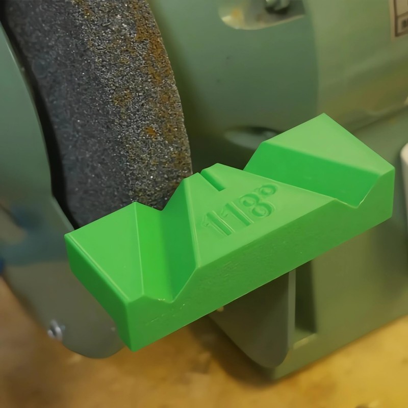 2PCS Drill Bit Sharpening Guide Jig – Dual Angle 118°
