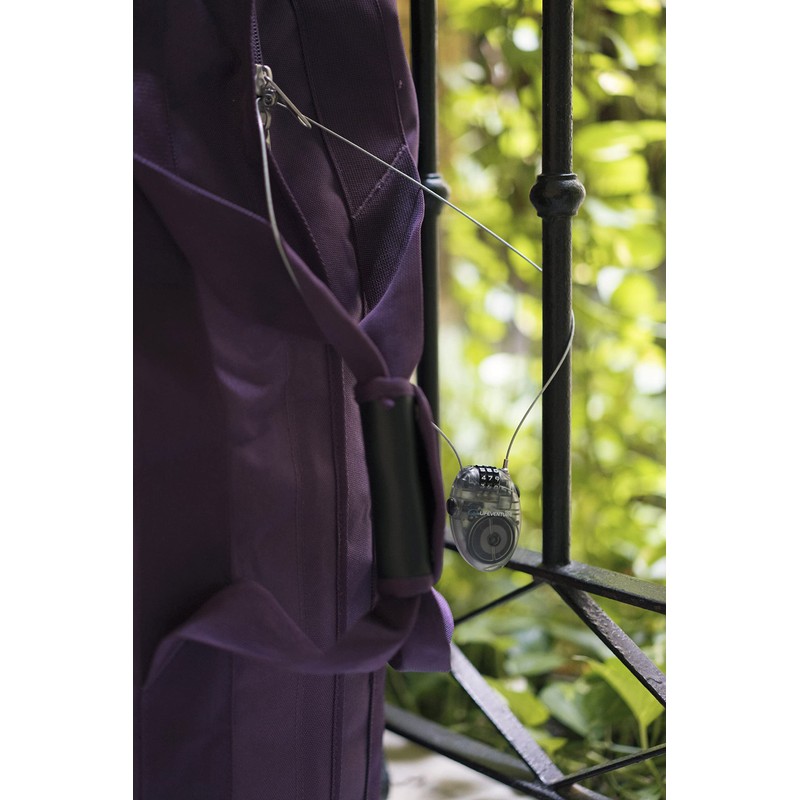 Lifeventure Mini Luggage Cable-Lock with 70cm Retractable Steel Cable