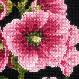 Riolis 1612 Mallow – Cross Stitch Kit Cotton Multi-color, 19 x 90 x 0.1 cm
