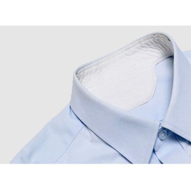 LZYMSZ 20 PCS Disposable Collar Protector Sweat Pads, Self-Adhesive Neck Sweat Pads, Absorbent Collar Liners Pads against Sweat & Stains for Men and Women