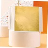 TEHAUX Edible Foil Sheets 100pcs Imitation Leaf Sheets Craft Foil