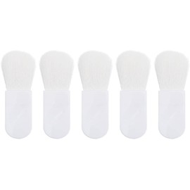 Set de 5 Mini Brochas de Maquillaje de Color Blanco Mango Corto
