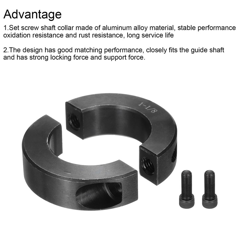 QUARKZMAN Wave Ring 1 1/8 Inch Bore Double Split Carbon