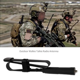 VGOL Radio Antenna Dual Band VHF UHF 136-520MHz Foldable CS Tactical SMA Female Amateur Radio Antenna Compatible with Baofeng BF-666S BF-777S BF-888S