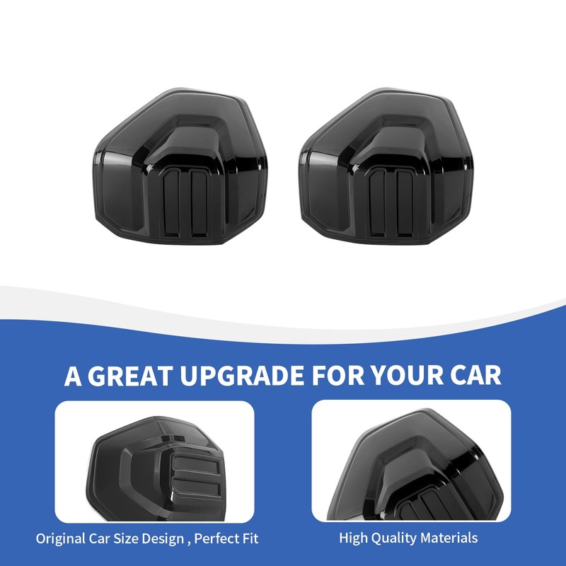RAZPOY Smoked Tail Light Cover Rear Light Lamp Trim Guards
