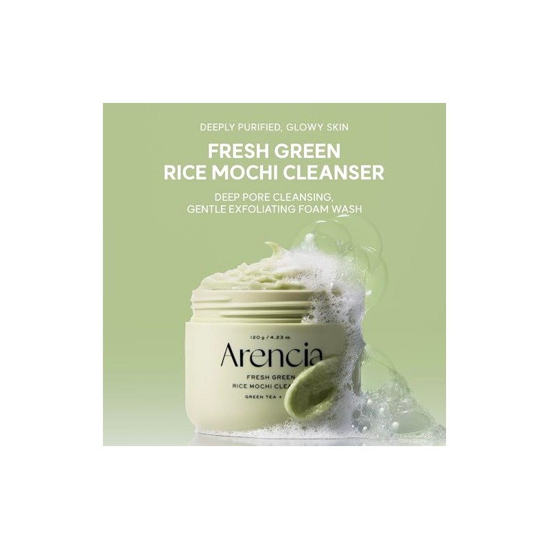 ARENCIA - Fresh Green Rice Mochi Cleanser - 120gr