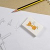 2 x 45mm 'Cat Says Meow!' Erasers/Rubbers (ER00043359)