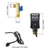 QWORK Automatic Timed Condensate Drain Valve, 4 Pack 1/2" Ac110v