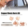 Copper Rivets Set, Leather Copper Rivets Round Head and Geate
