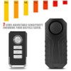 Wireless Bicycle Alarm Lock, Anti-Theft Burglar Wireless Alarm with Remote