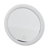 5.6inch Handheld Magnifying Makeup Mirror Triple Suction Cup 10X Magnification