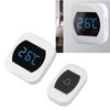 Wireless Doorbell Temperature Digital Display 4 Level Volume Adjustment Waterproof