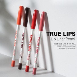 RoseFlower Matte Lip Liner Set, 12 Colours Lipstick Makeup Set, Long-Lasting Durable Waterproof Lip Liner Pencil, Velvety Nude Lipstick, Gentle Lip Makeup Pens, Lip Liner Pencil (#A)