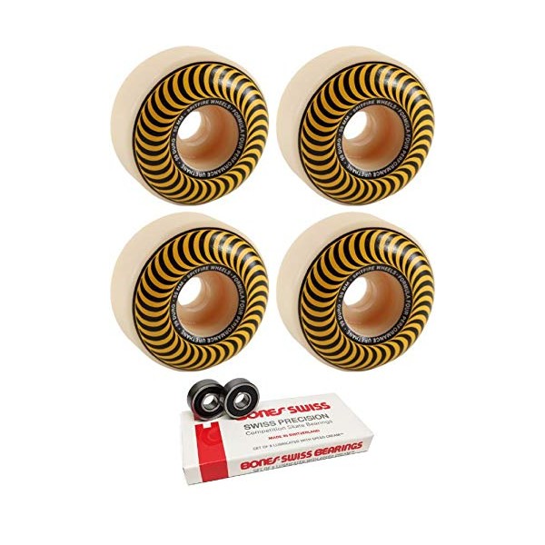 Spitfire 55mm Wheels Formula Four Classic Swirl Skateboard Wheels with