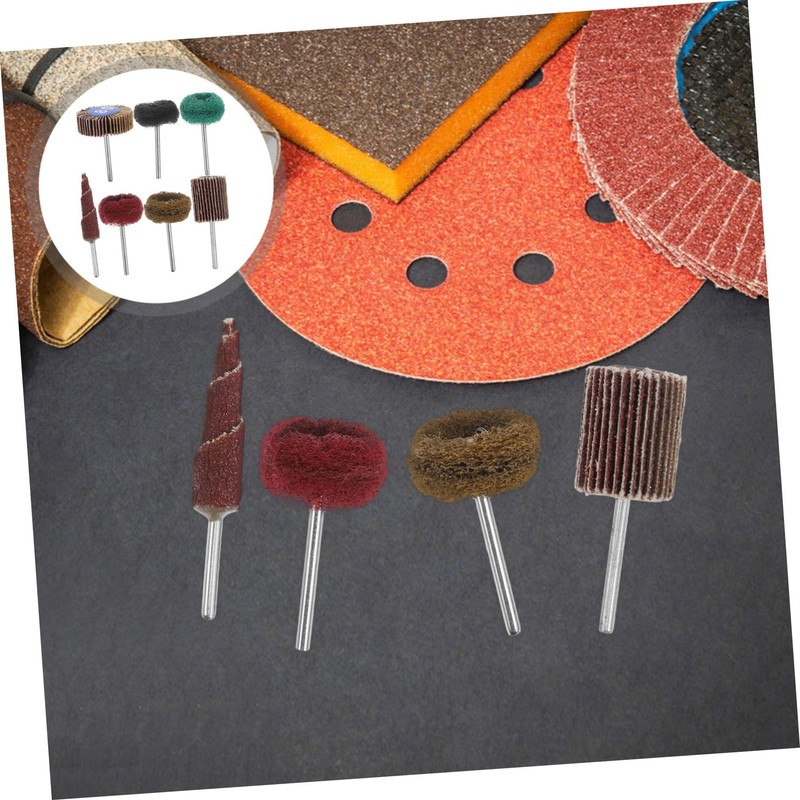 Mobestech 50pcs Double Layer Buffing Wheel for Drill Versatile Sanding