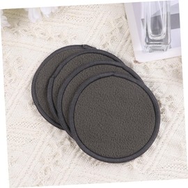 FOMIYES Pcs Layer Bamboo Charcoal Makeup Removal Pads Soft Cleaning for Women Reusable Facial Cleaning Pads Makeup Powder Puff Set Cosmetic Supplies