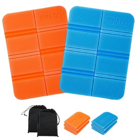 SensaBliss Sauna Mat, Folding Cushion, Set of 2, 8 Folds, Mini, Lightweight, Waterproof, Moisture-proof, Insulated, Outdoor, Leisure Seat, Compact, Outdoor, Butt Mat, Sports Events, Picnics, Camping