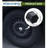 Mtsooning 21 Pcs Car Wheel Nut Caps, 21mm Universal Nut