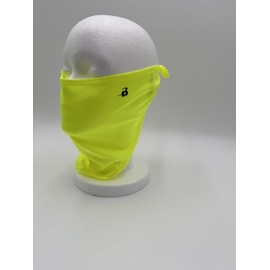 High Visibility Triangle Bandana Face Mask, Neon Yellow Safety Neck Gaiter, 3-Pack, sports bandana