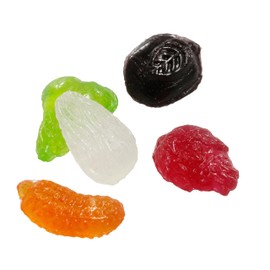 "Sommer Früchtchen" Bonbon Mix - zuckerfrei - 200g - Hotskala: 0 - RED DEVILS TASTE