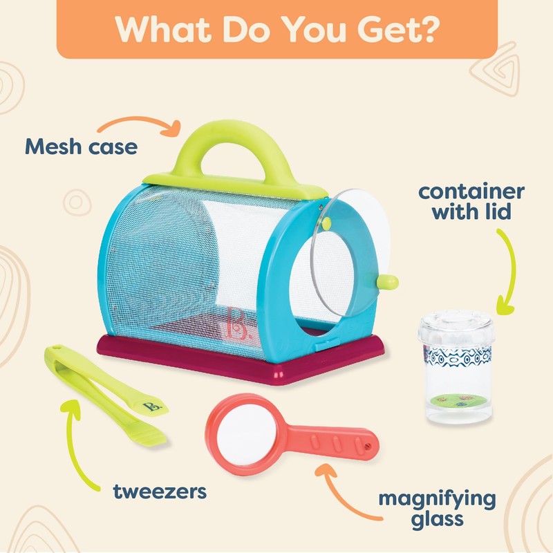 B. toys – Bug Bungalow Insect Catching Kit with Mesh