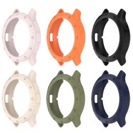 HXFRTYU 6 Pack Case Compatible for Garmin Venu 3 45MM, Scratch-Resistance TPU Military Protection Rugged Cover Bumper for Garmin Venu 3 45MM Smartwatch Accessories