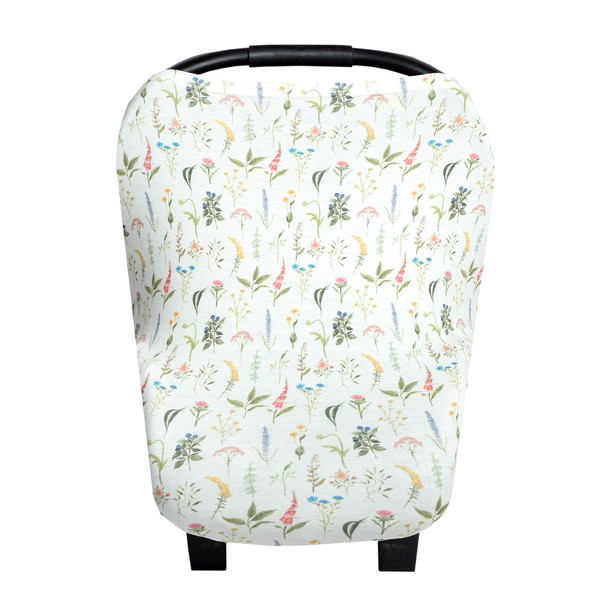 Baby Car Seat Cover Canopy and Nursing Cover Multi-Use Stretchy