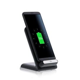 Xtreme Wireless WC8-1006-BLK Black Desktop Wireless Charger with Qi Compatiblity