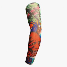 Devil Design Tattoo Arm Sleeve Gift 3ea