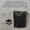 flevado Men's Wallet RFID Protection Trouser Chain Real Leather Portrait