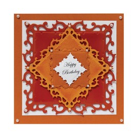 Spellbinders S4-318 Nestabilities Fleur De Lis Squares Dies