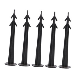 DECHOUS 50pcs Plastic Tent Stakes for Gardening Durable Pegs with Unique Barb Design for Secure Fixation for Landscaping Camping and Outdoor Activities