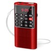 PRUNUS J-328 Mini Portable Pocket FM Radio MP3 Walkman Radio