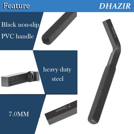 DHAZIR 3163530 Engine Brake Adjustment Tools 7.0MM Fit for Cummins ISX Jake Brake Feeler Gauge