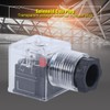 LiebeWH 5Pcs DC24V Solenoid Coil Plug, Transparent, Plastic, 5 Ports,