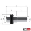 SOTECH Pack of 100 Glass Floor Support for 5 mm