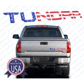 Unbranded USA Flag 3D Raised Tailgate Insert Letters for 2014-2020 Toyota Tundra