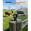 Epoify Electric Fence Polywire Kit, 500m/1650FT with 50 Insulators &