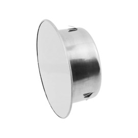 Semetall 3.3 Inch Metal Tee Cap - Round Dryer Vent Cover - Metal Duct Fitting-Reusable -Pack of 1