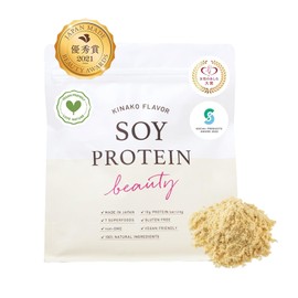 ソイプロビューティ きな粉味 マンスリー 600g ハリウッド化粧品 ソイプロテイン 大豆プロテイン 植物性タンパク質 和漢植物成分配合 ヴィーガン